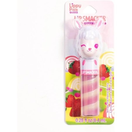Lip Smacker Lippy Pals Llama Flavoured Lip Gloss for Kids Strawberry Flavour Gel