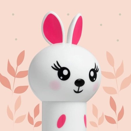 Lip Smacker Lippy Pals Collection Bunny Lip Balm for Kids Hoppy Carrot Cake Flavor Sweet Gift for Friends with Animal