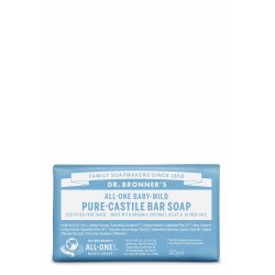 Dr. Bronner's Mild Aloe Baby Soap Bar Made With Organic Ingredients 140 G