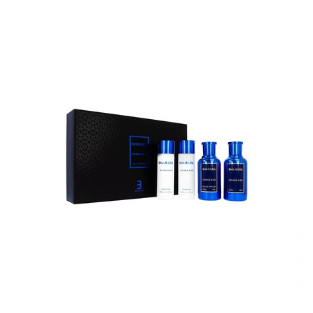 Set Bharara Double Bleu Edp 100ml After Shave 100ml Body Lotion 150ml Shower Gel 150ml