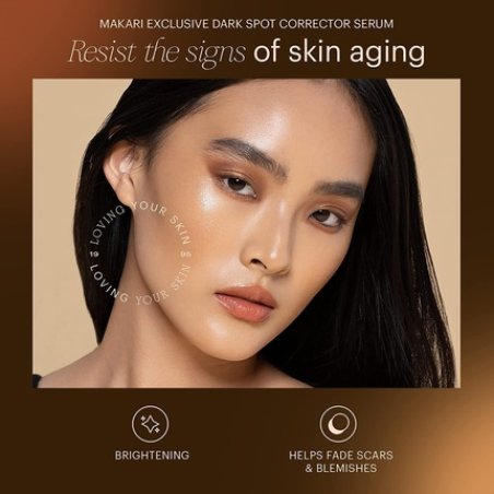 Makari Exclusive Dark Spot Corrector Serum 1.7oz with Organiclarine - Advanced Active Intense Spot Treatment for Dark