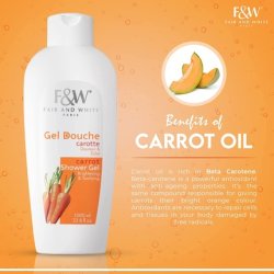 Fair & White Carrot Shower Gel Brightening and Tonifying