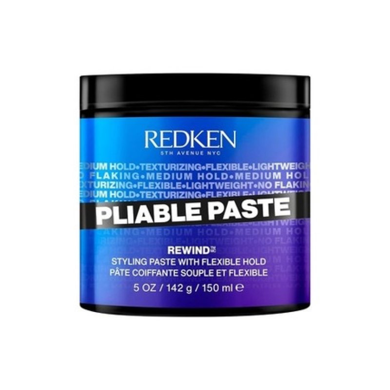 Redken Pliable Styling Paste with Flexible Hold for All Hair Types 5 Oz