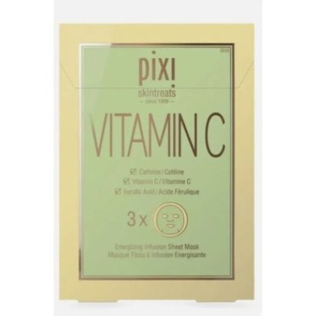 Pixi Vitamin C Sheet Face Mask Serum Energizing Moisturizing