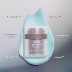 Sarah Chapman Digital Rest Night Cream Vitamin C Moisturizer for Face Anti Wrinkle Hydrating Healthy Cell Rejuvenation