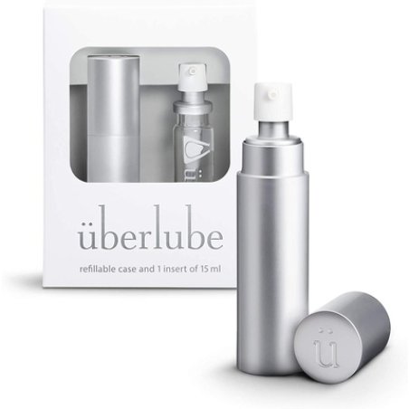 Überlube Premium Lubricant Travel Set with Vitamin E 15ml Silver