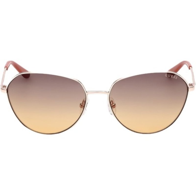 Guess Women GU0014832F60 Sunglasses Shiny Pale Gold 60