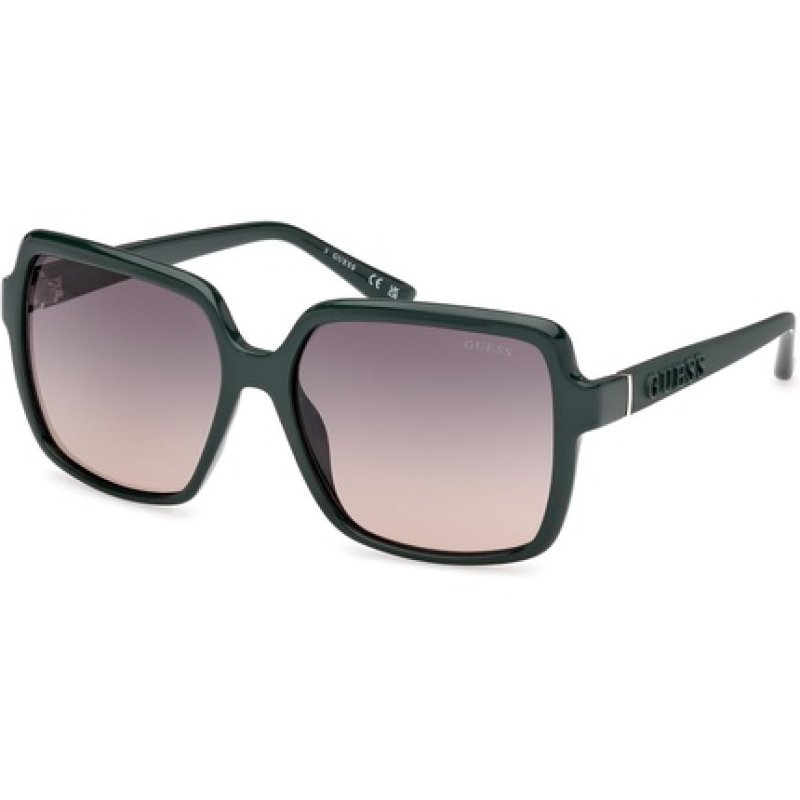 Guess Women's GU0015796B57 Sunglasses Shiny Dark Green
