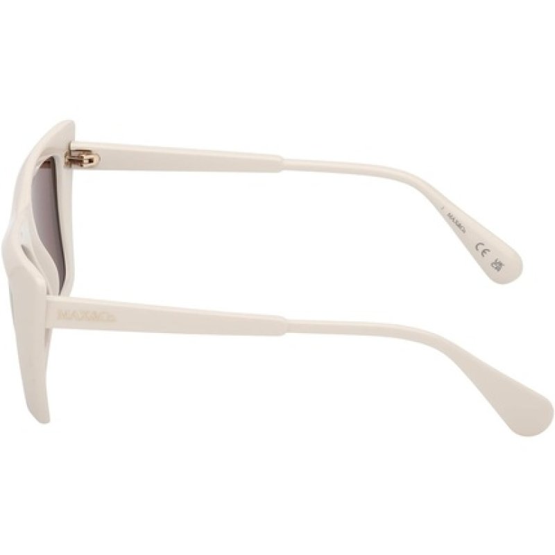 Max & Co Mo0122 25e Shiny White Women's Sunglasses 54/17/140