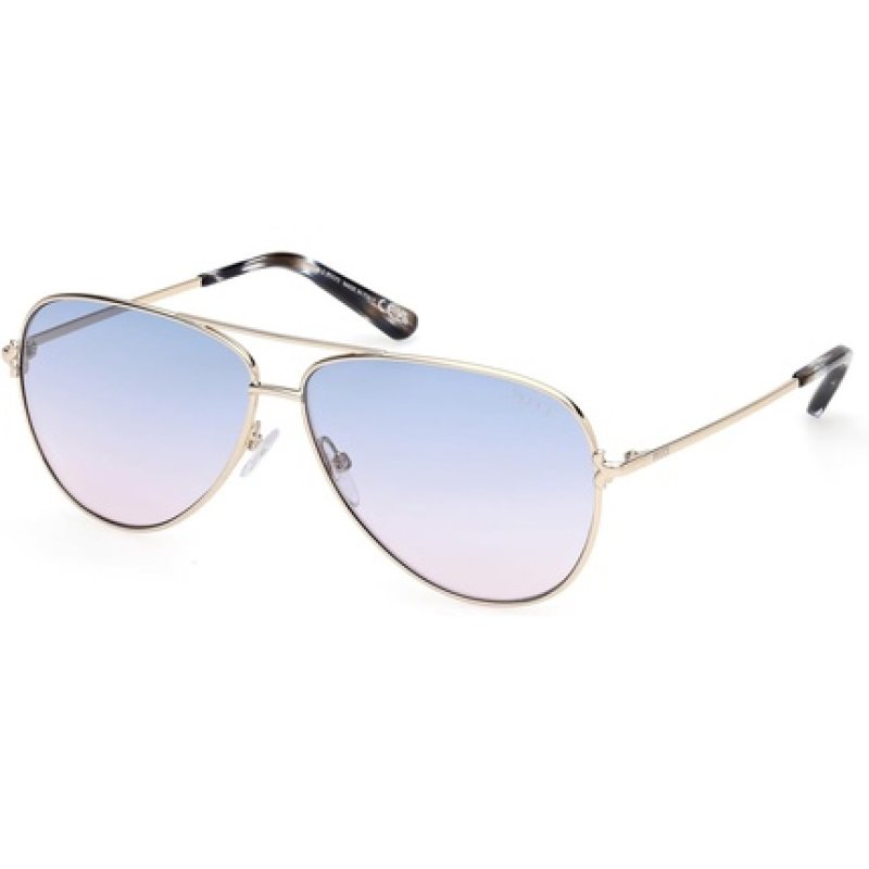 Pucci EP0229 32W Shiny Pale Gold Women's Sunglasses