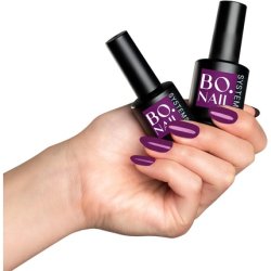 BO.NAIL SYSTEMS UV Nail Polish 023 Mulberry 15ml Soakable Gel Polish UV LED Colour for Fingernails