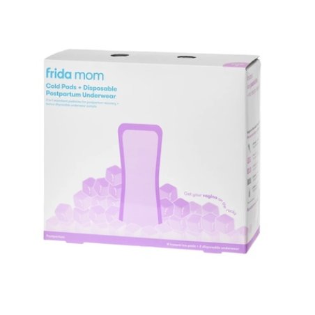 Frida Mom Cold Pads Postpartum Cooling Inserts 8 Pieces Disposable Underwear 2 Pieces