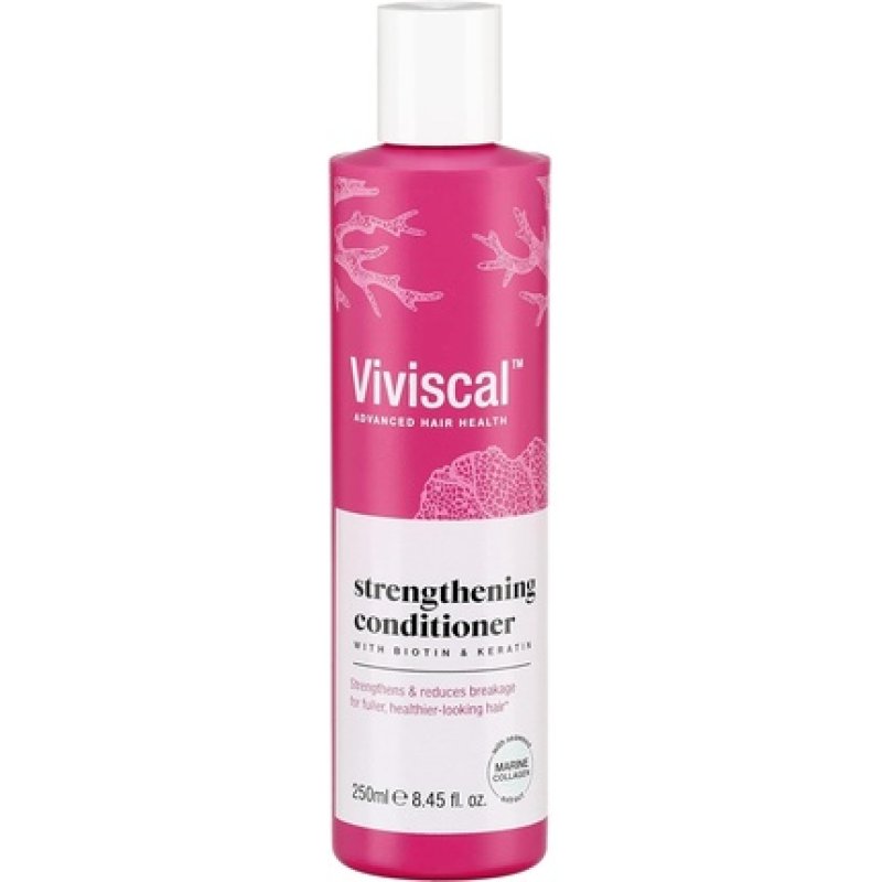Viviscal Strengthening Conditioner for Naturally Thicker and Fuller Looking Hair with Biotin, Keratin and Marine