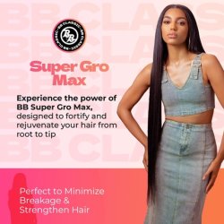 Bronner Bros Super Gro Max Maximum Strength Hair Treatment for Dry Itchy Scalp