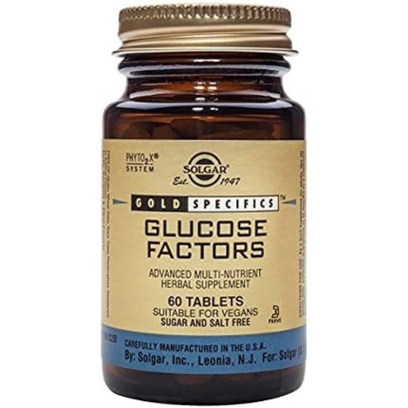 Solgar Gold Specifics Glucose Factors Tablets