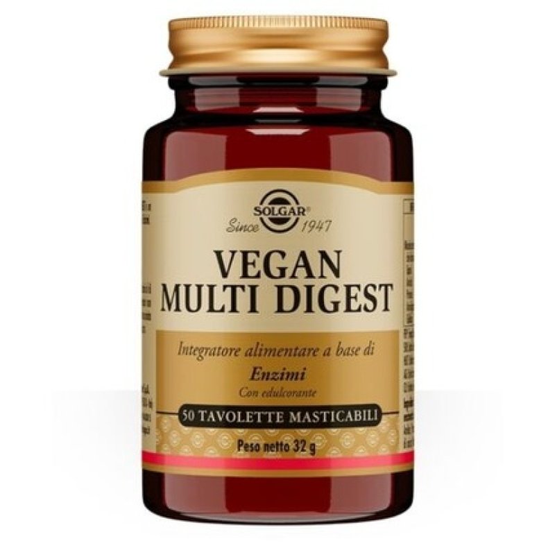 Solgar Vegan Multi Digestive Aid Supplement 50 Tablets