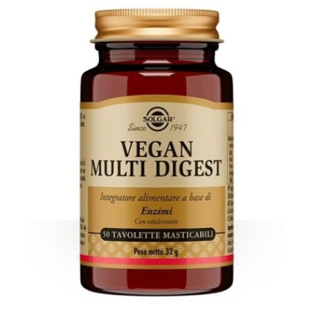 Solgar Vegan Multi Digestive Aid Supplement 50 Tablets