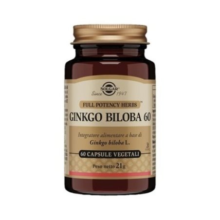 Solgar Ginkgo Biloba Antioxidant Supplement 60 Capsules
