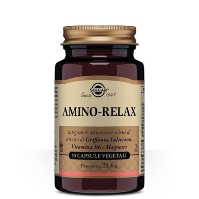 Solgar Amino Relax Mood Supplement 30 Capsules
