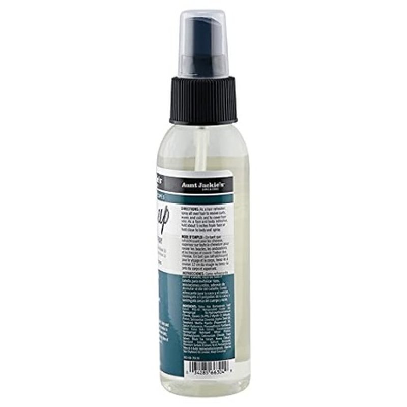 Aunt Jackie's Aloe & Mint Recipes Wake Up Refresher Spray for Dry Hair, Face and Skin 4 Oz