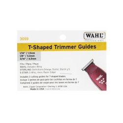 Wahl Professional Set of 3 T Blade Trimmer Guides Yellow