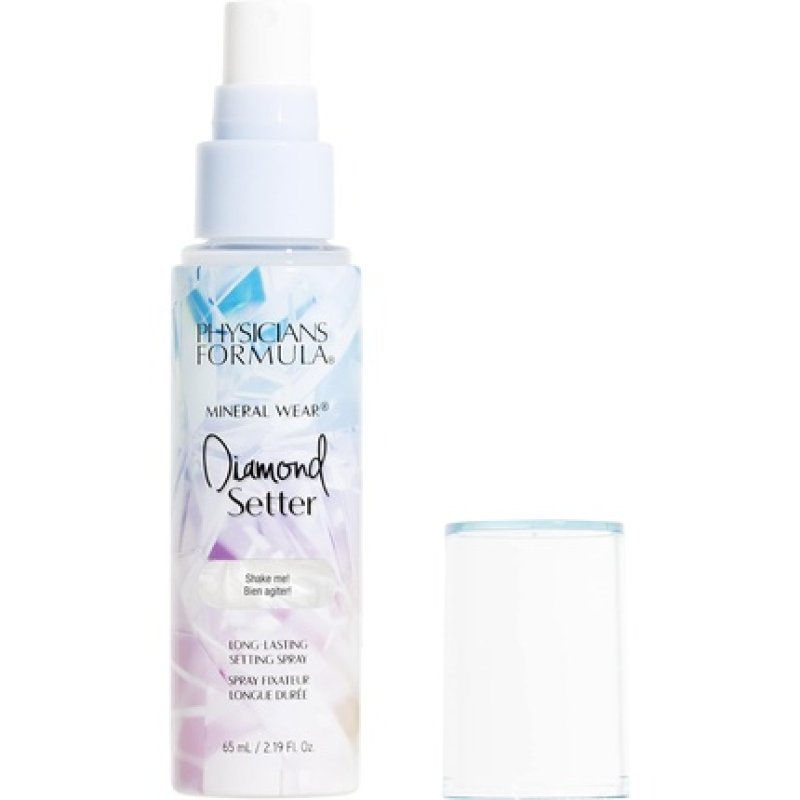 Physicians Formula Mineral Wear Diamond Setter Makeup Setting Spray with Weightless and Hydrating Formula Iridescent