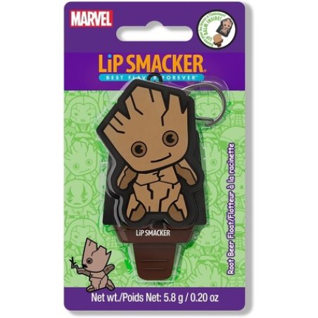 Lip Smacker Marvel Guardians of the Galaxy Lip Balm for Kids with Marvel Keychain Popsicle Shape Infused with Castor