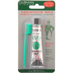 Clubman Pinaud Neutral Beard Wax with Small Beard Comb 14g