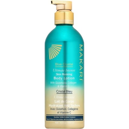 Makari Blue Crystal Reviving Body Lotion 16.8oz Lightening Brightening Moisturizing Cream with Natural Glutathione