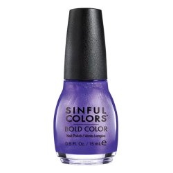 SinfulColors Bold Color nail polish 15 ml Violet Shimmer