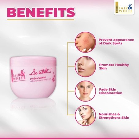 Fair & White Hydra Sweet Moisturizing Cream 400g