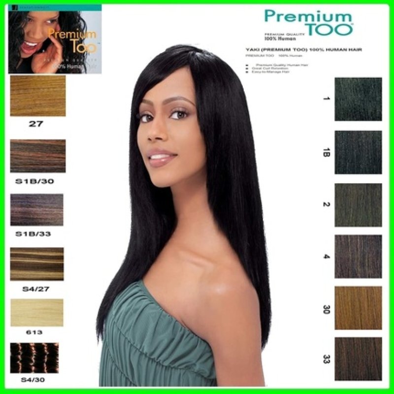 Sensationnel Premium Too 100% Human Hair Yaki Natural Weave 18 Inches Color 30