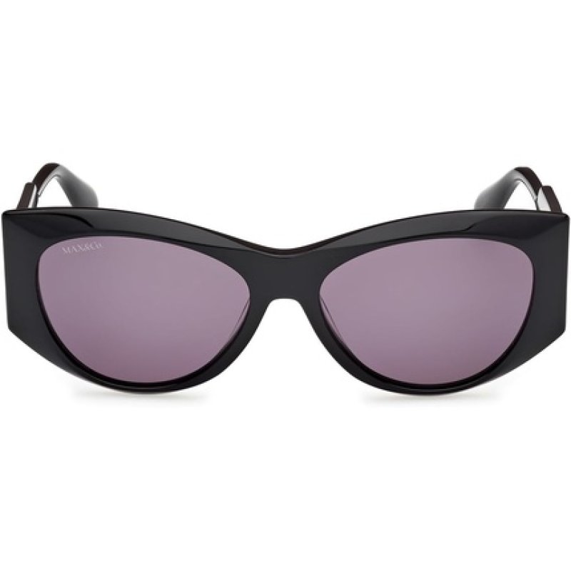Max & Co Mo0116 01A Shiny Black Women's Sunglasses 56/16/140