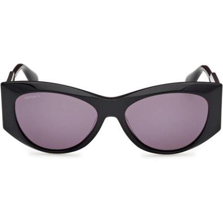 Max & Co Mo0116 01A Shiny Black Women's Sunglasses 56/16/140