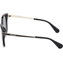 Max & Co Mo0121 01A Shiny Black Women's Sunglasses 55/18/140