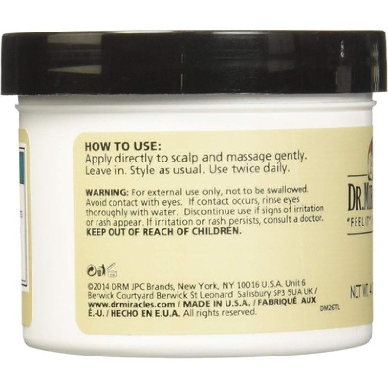 Dr. Miracle's Hot Gro Hair & Scalp Treatment Conditioner Super 4oz