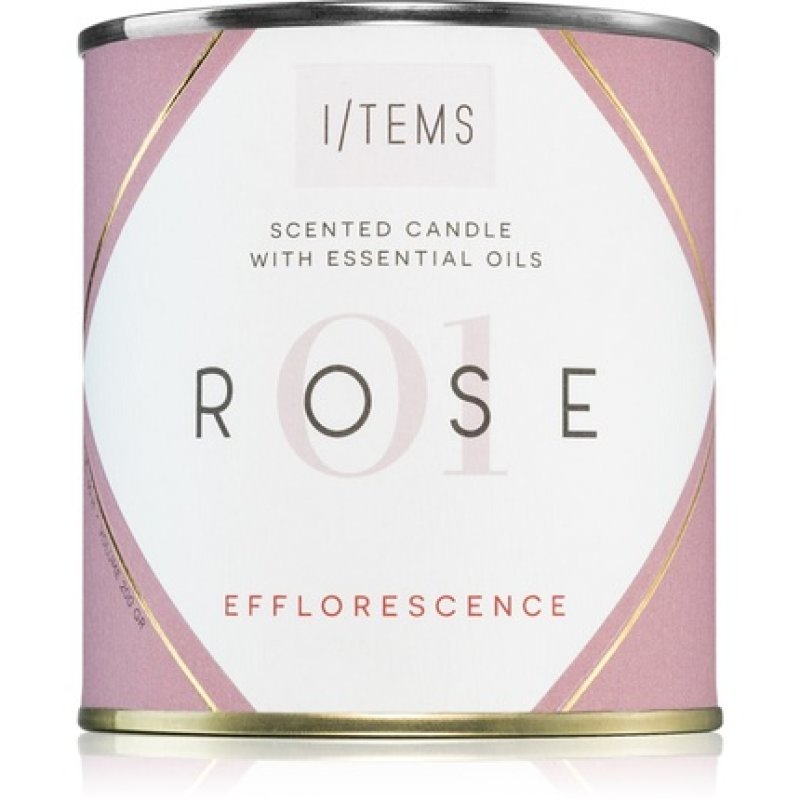 I/TEMS Rose Scented Candle 200 g