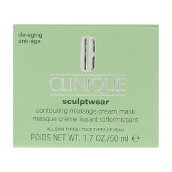 Clinique Sculpt Wear Contouring Massage Cream Mask for Women 1.7oz