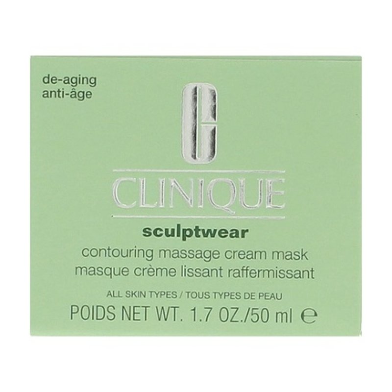 Clinique Sculpt Wear Contouring Massage Cream Mask for Women 1.7oz