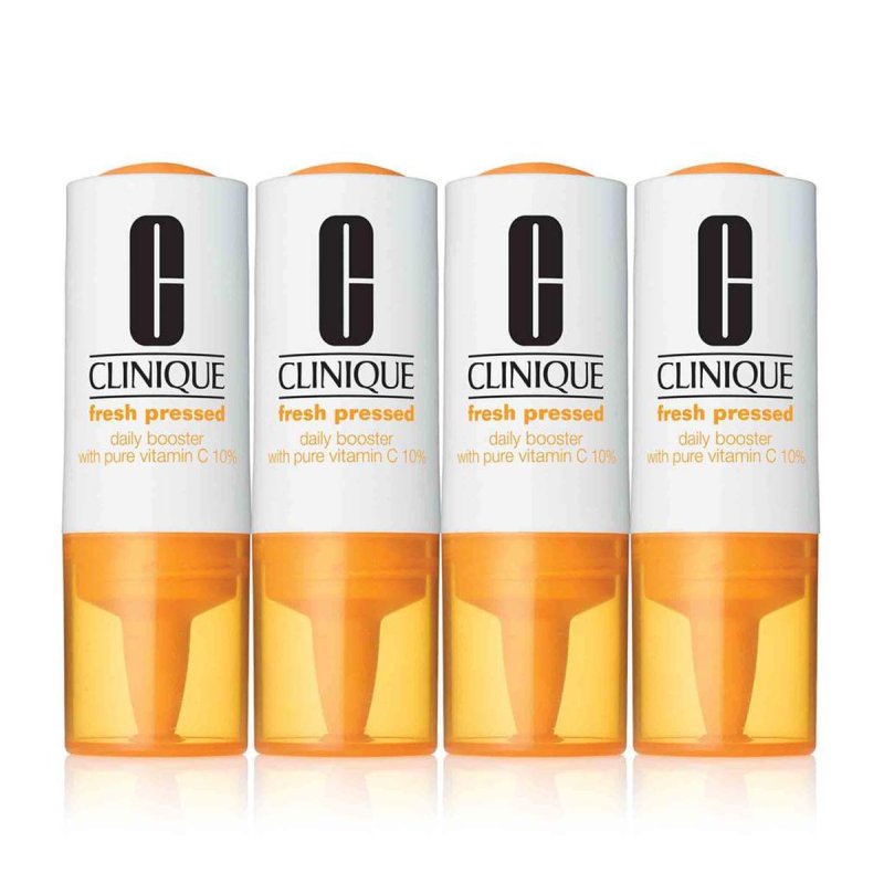 Clinique Fresh Pressed amplificateur quotidien avec vitamine C pure à 10 % 4 x 8.5ml