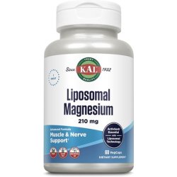 Kal Liposomal Magnesium Oxide 210mg High Absorption with Liposomal Technology