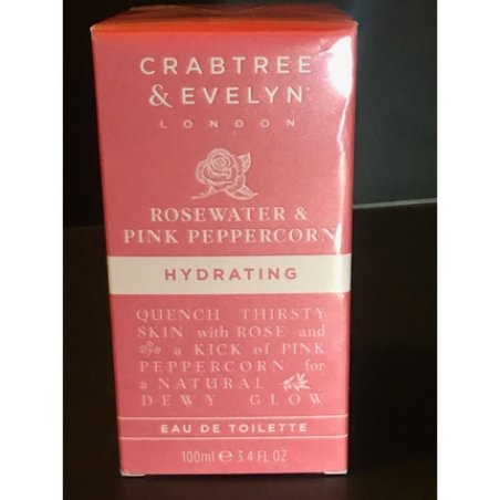 Crabtree & Evelyn Rosewater & Pink Peppercorn Hydrating EDT 3.4 fl. oz. - Sealed