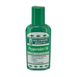 Hollywood Beauty Peppermint Hair Oil 2 Oz - Conditions Hair & Skin