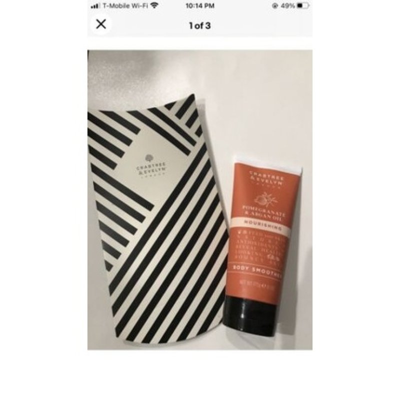 Crabtree & Evelyn Pomegranate & Argan Oil Nourishing Body Scrub 6.10 oz