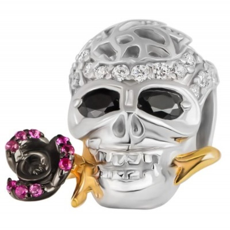 Selene Skull In Love Charm