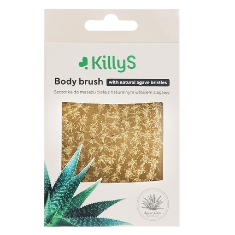 Killys Body Brush Natural Agave Hair Body Brush