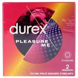 Durex Pleasure Me Transparent Condoms Made of Natural Rubber Latex