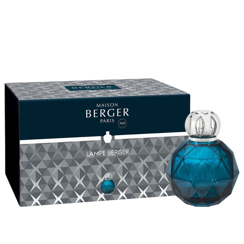 Blue Geode Lampe Berger