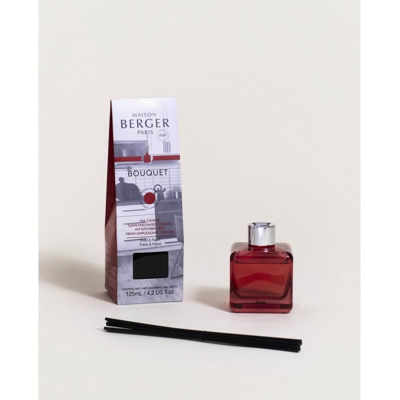 Maison Berger Paris 006170 diffuseur aromatique Flacon de parfum Verre Bleu, Rouge, Transparent