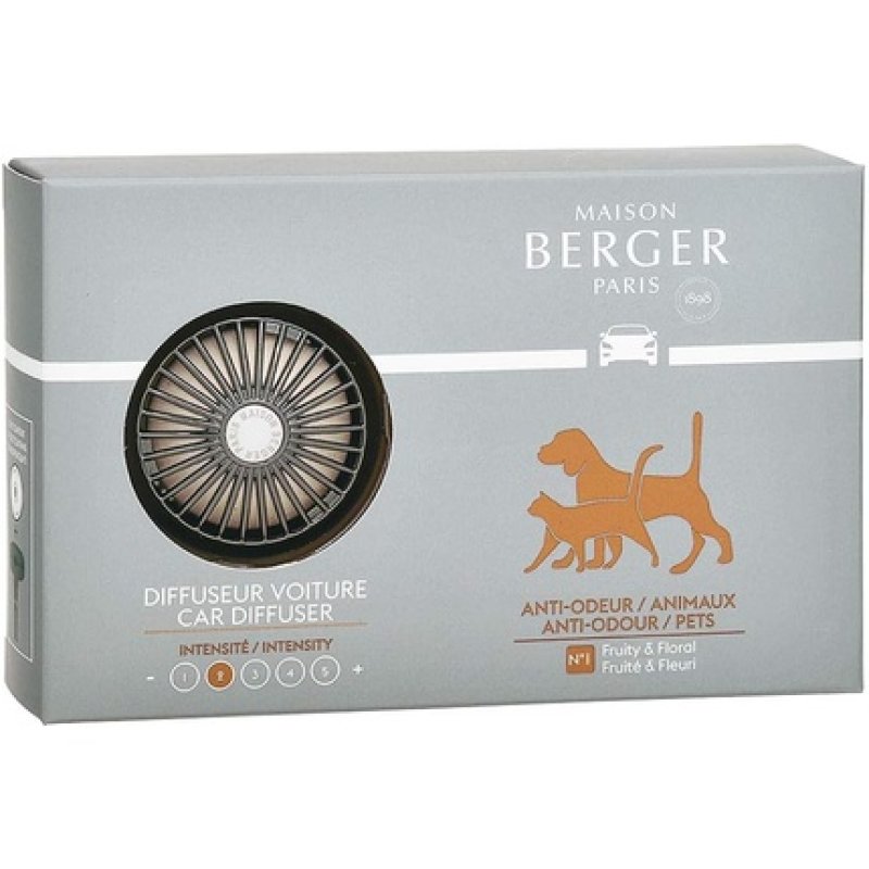 MAISON BERGER Animal Anti-odor Car Diffuser Set
